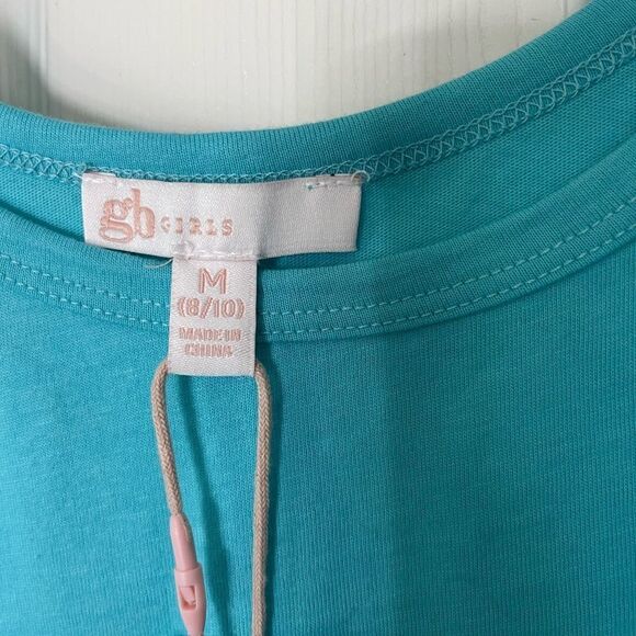 gb girls 2 piece blue ruffle set size M 8/10 nwt - Picture 9 of 9